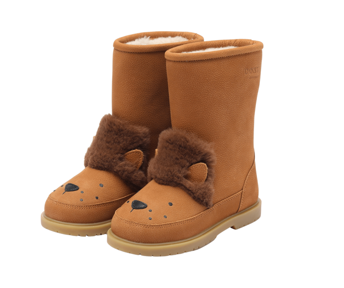 Donsje Wadudu Exclusive Boots | Leo | Camel Betting Leather