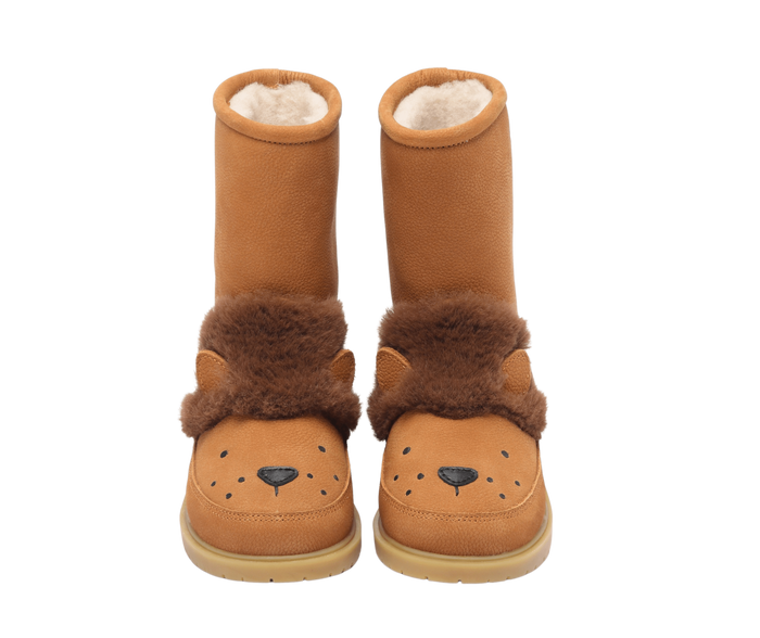 donsje Wadudu Exclusive Boots | Leo | Camel Betting Leather