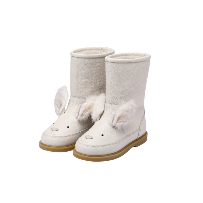 donsje Wadudu Exclusive Boots | Rabbit | Off White Leather