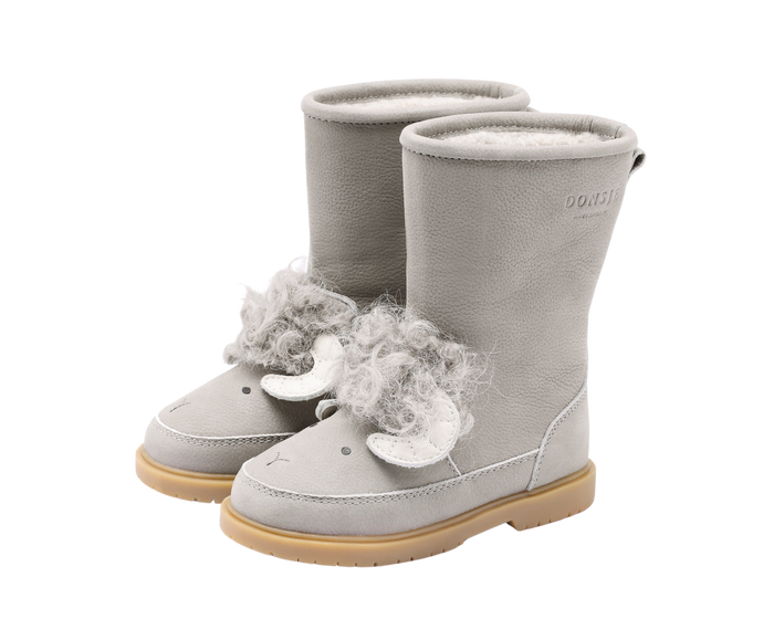 Donsje Wadudu Exclusive Boots | Ram | Light Grey Betting Leather