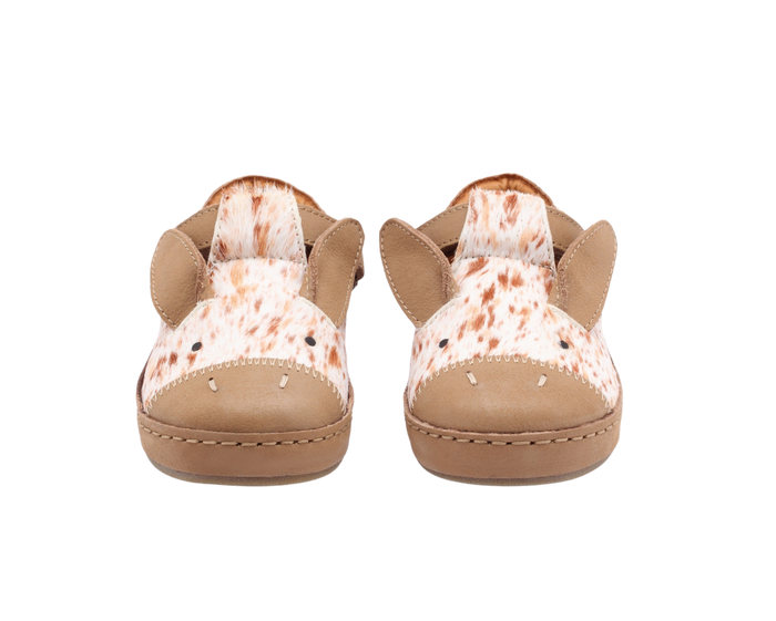 Donsje Xan Exclusive Shoes | Horse | Brown Brushed Cow Hair