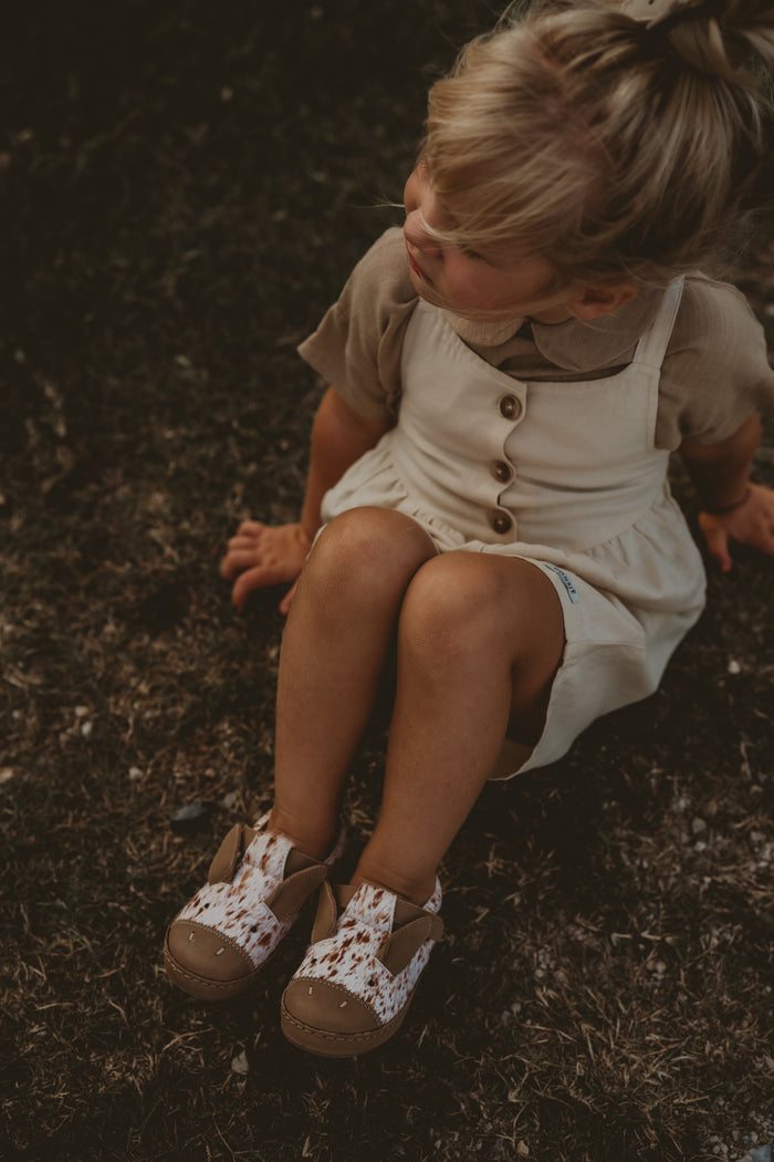 Donsje Xan Exclusive Shoes | Horse | Brown Brushed Cow Hair