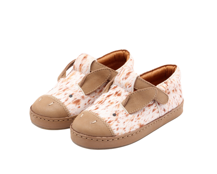 donsje Xan Exclusive Shoes | Horse | Brown Brushed Cow Hair