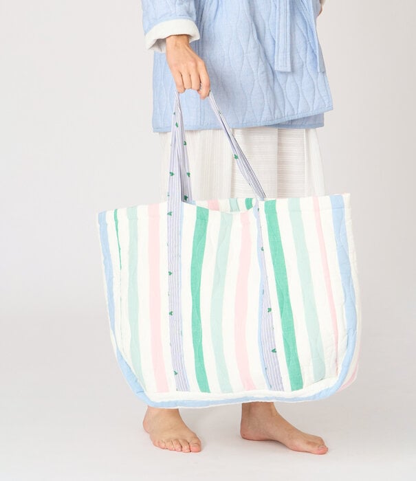 Dorélit Beach Bag Accessoires Chambray Gestreept