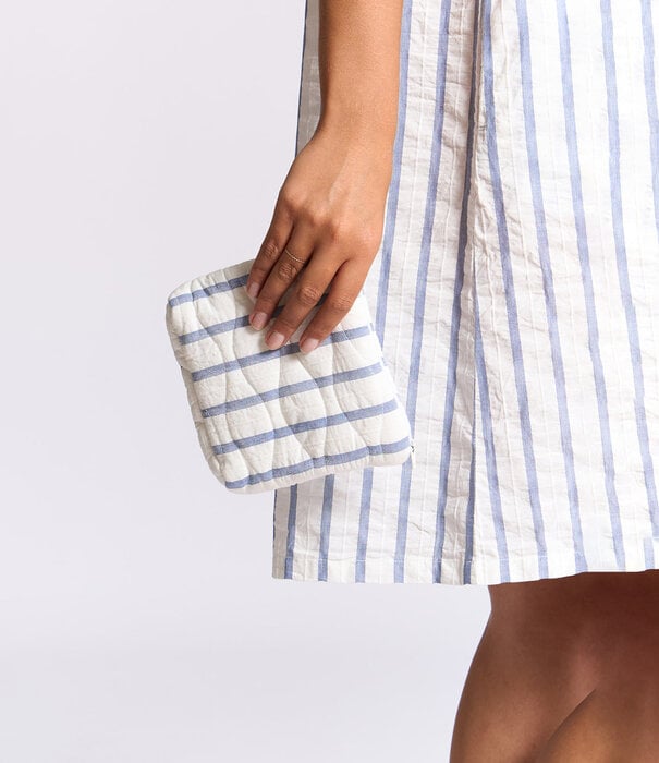 Dorélit Beauty Bag Accessoires Blauw Witte Streep