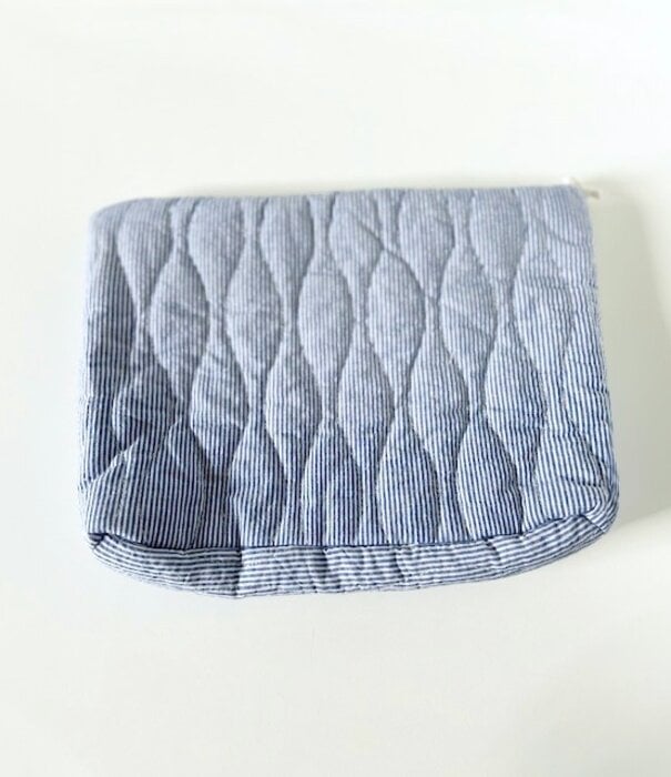 dorélit Beauty Bag Maxi Blauwe Streep