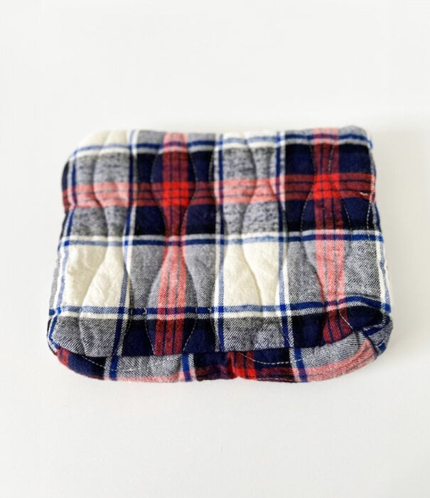 dorélit Beauty Bag Midi Oranje Ruit