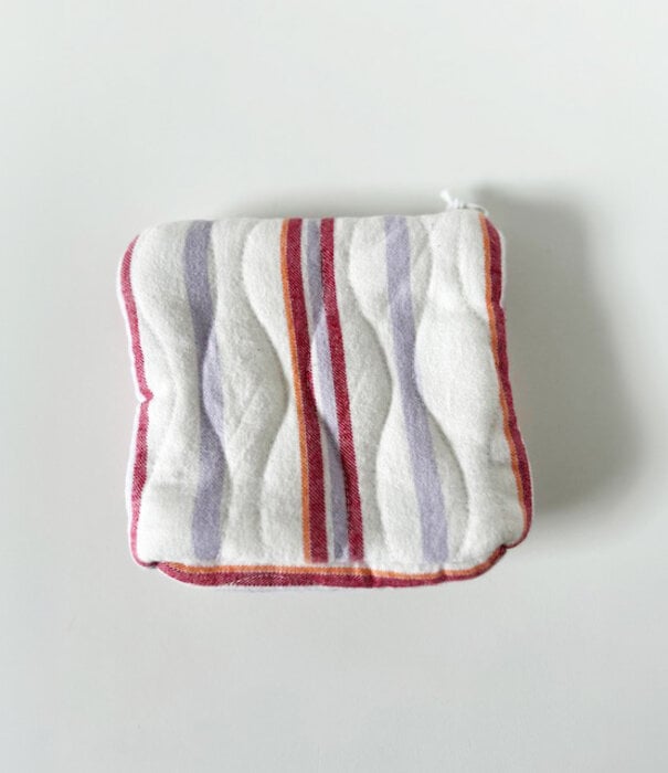 dorélit Beauty Bag Mini Rood Lila Streep