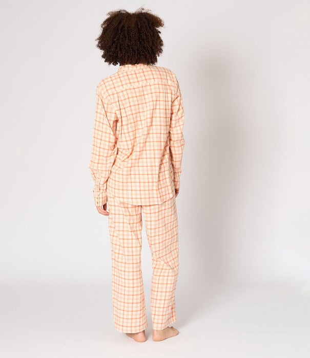 Dorélit Jasmijn+Alkes Pyjama Oranje Ruit