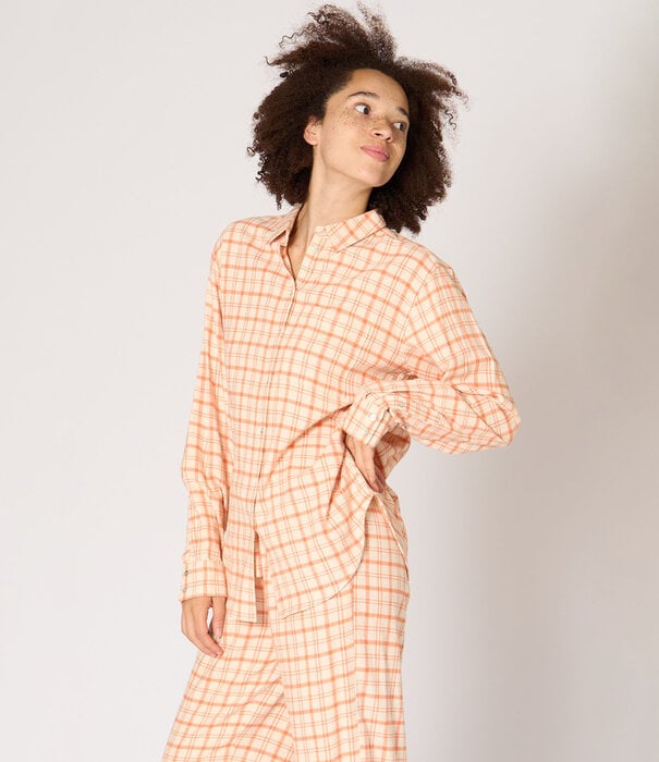 dorélit Jasmijn+Alkes Pyjama Oranje Ruit