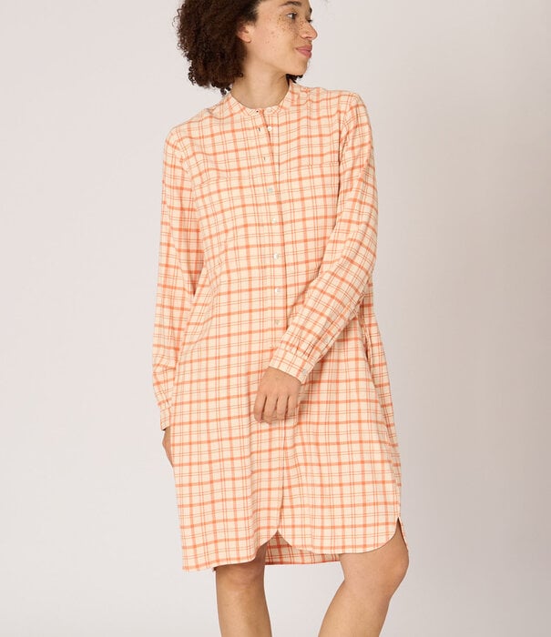 Dorélit Jasper Jurk Oranje Ruit