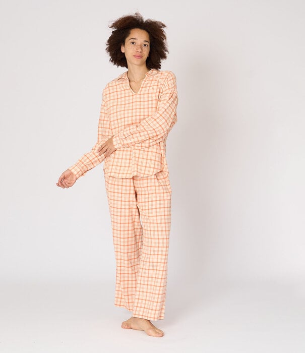 Dorélit Jayden+Alkes Pyjama Oranje Ruit