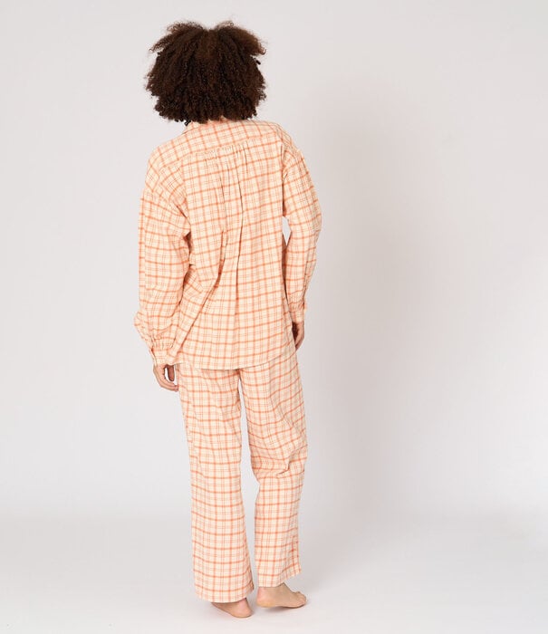 Dorélit Jayden+Alkes Pyjama Oranje Ruit