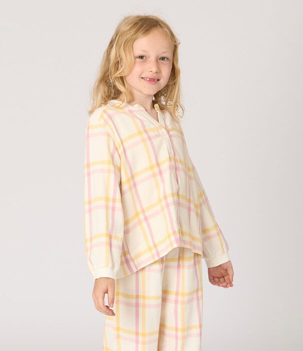 Dorélit Jesse+Alkes Pyjama Geel Roze Ruit