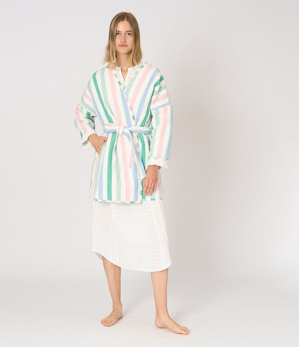 dorélit Kivalong Jas Chambray Gestreept