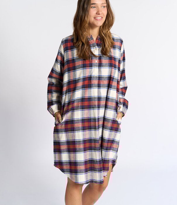 Dorélit Lara Jurk Oranje Ruit