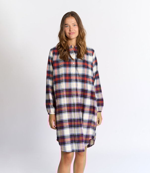 dorélit Lara Jurk Oranje Ruit