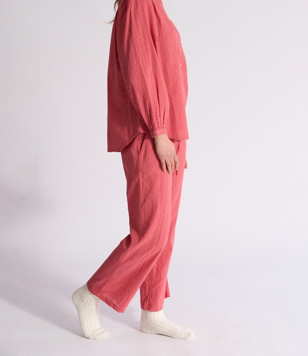 Dorélit Lisa+Alkes Pyjama Seersucker Rood