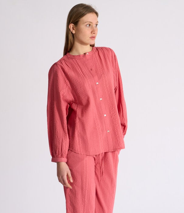 dorélit Lisa+Alkes Pyjama Seersucker Rood