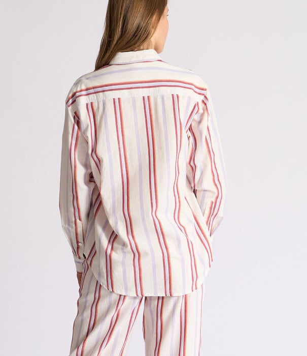 Dorélit Lizzy+Alkes Pyjama Rood Lila Streep