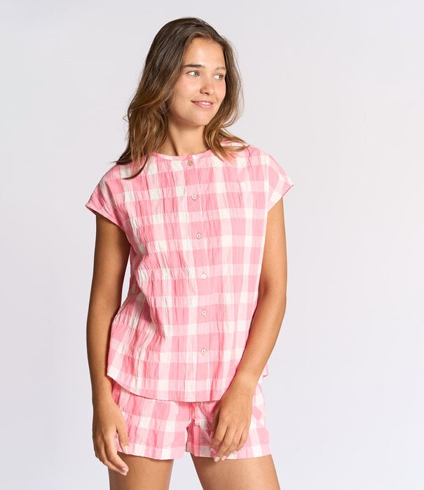 Dorélit Maggy+Cupido Pyjama Roze Ruit