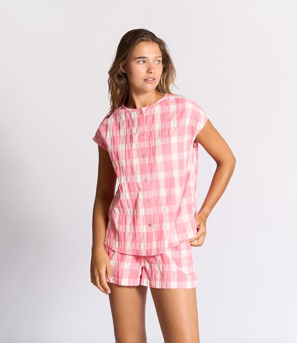 Dorélit Maggy+Cupido Pyjama Roze Ruit