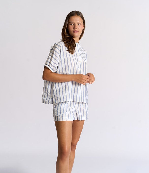 dorélit Melanie+Cupido Pyjama Blauw Witte Streep