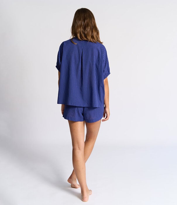 Dorélit Melanie+Cupido Pyjama Skipper Blauw Streep