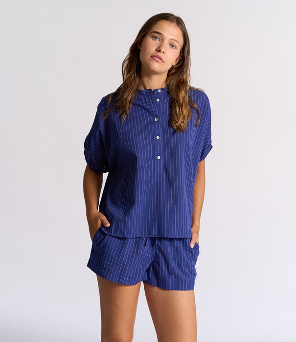 Dorélit Melanie+Cupido Pyjama Skipper Blauw Streep