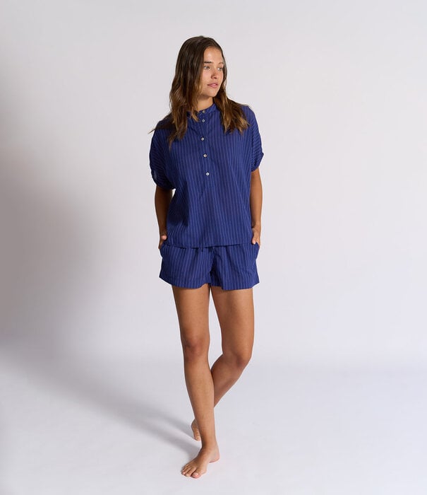dorélit Melanie+Cupido Pyjama Skipper Blauw Streep