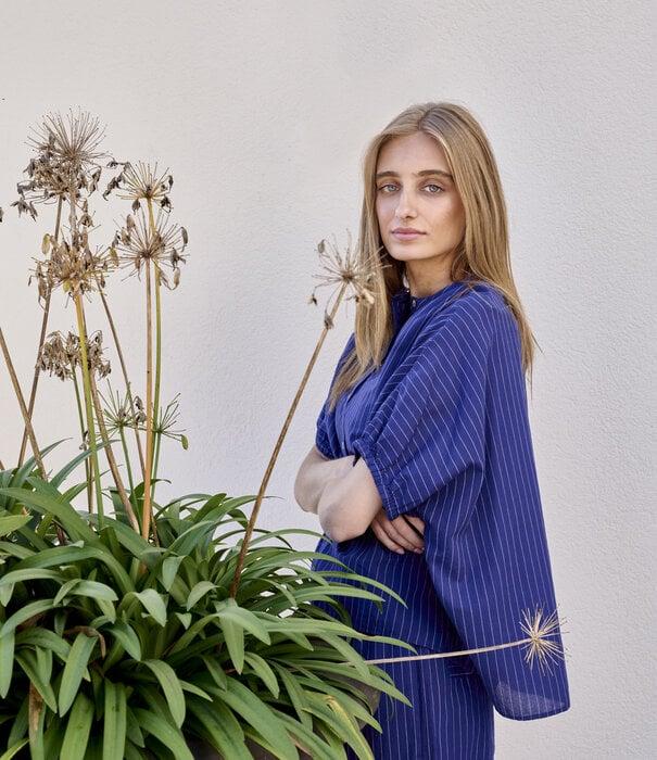 dorélit Melanie+Mia Pyjama Skipper Blauw Streep