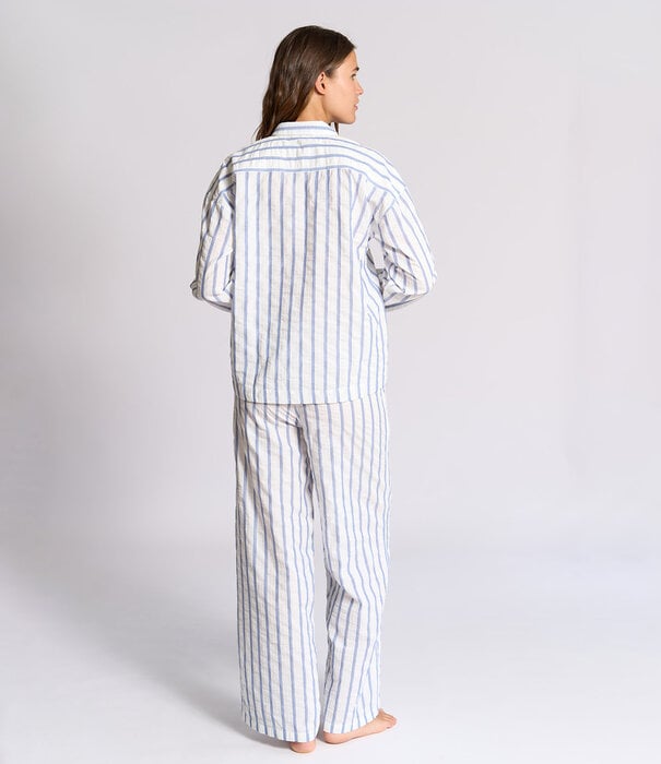 Dorélit Michele+Alkes Pyjama Blauw Witte Streep