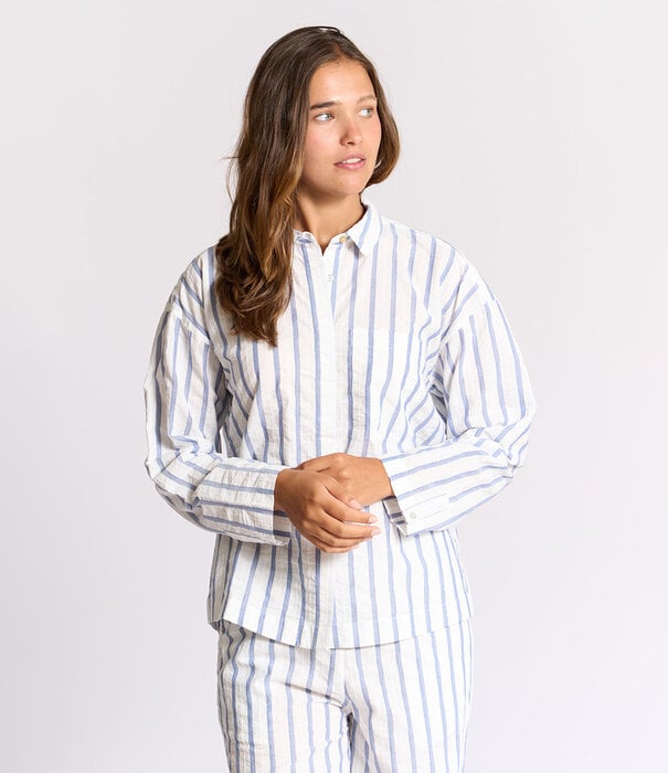 dorélit Michele+Alkes Pyjama Blauw Witte Streep