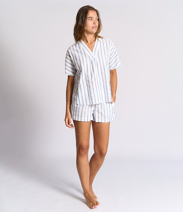 dorélit Milou+Cupido Pyjama Blauw Witte Streep