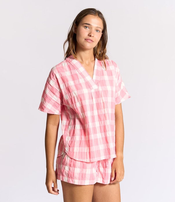 dorélit Milou+Cupido Pyjama Roze Ruit