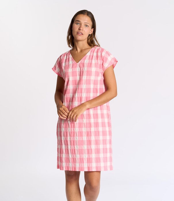 Dorélit Morgan Jurk Roze Ruit