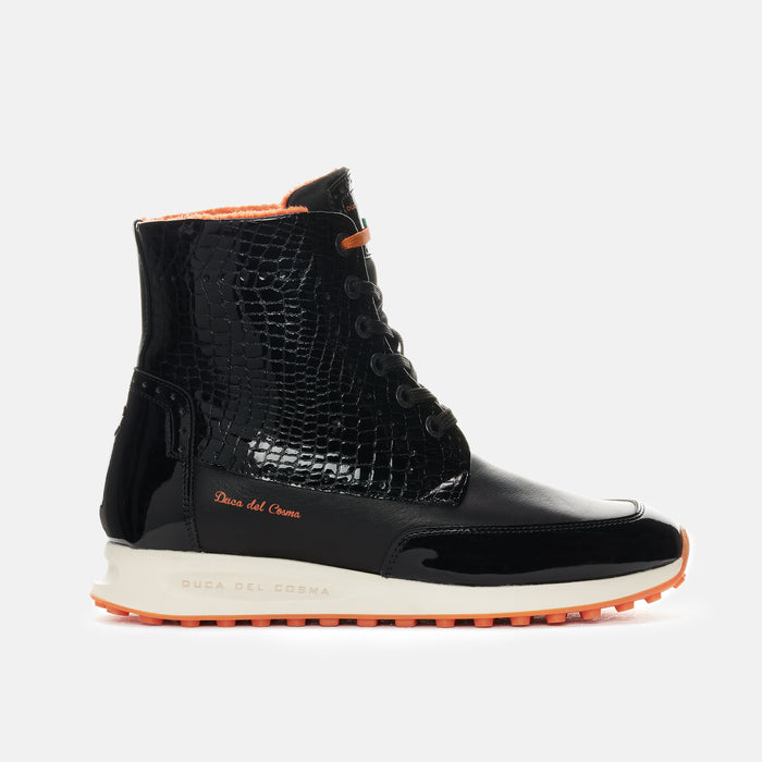 duca del cosma Lorenza - Zwart/Croco