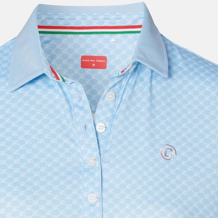 Duca Del Cosma Polo Chiara - Licht Blauw/Wit