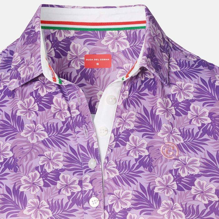 Duca Del Cosma Polo Lucia - Paars/Wit