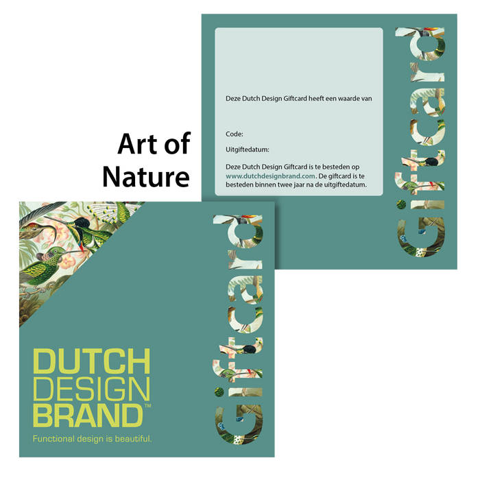 dutch design brand Giftcard per Post
