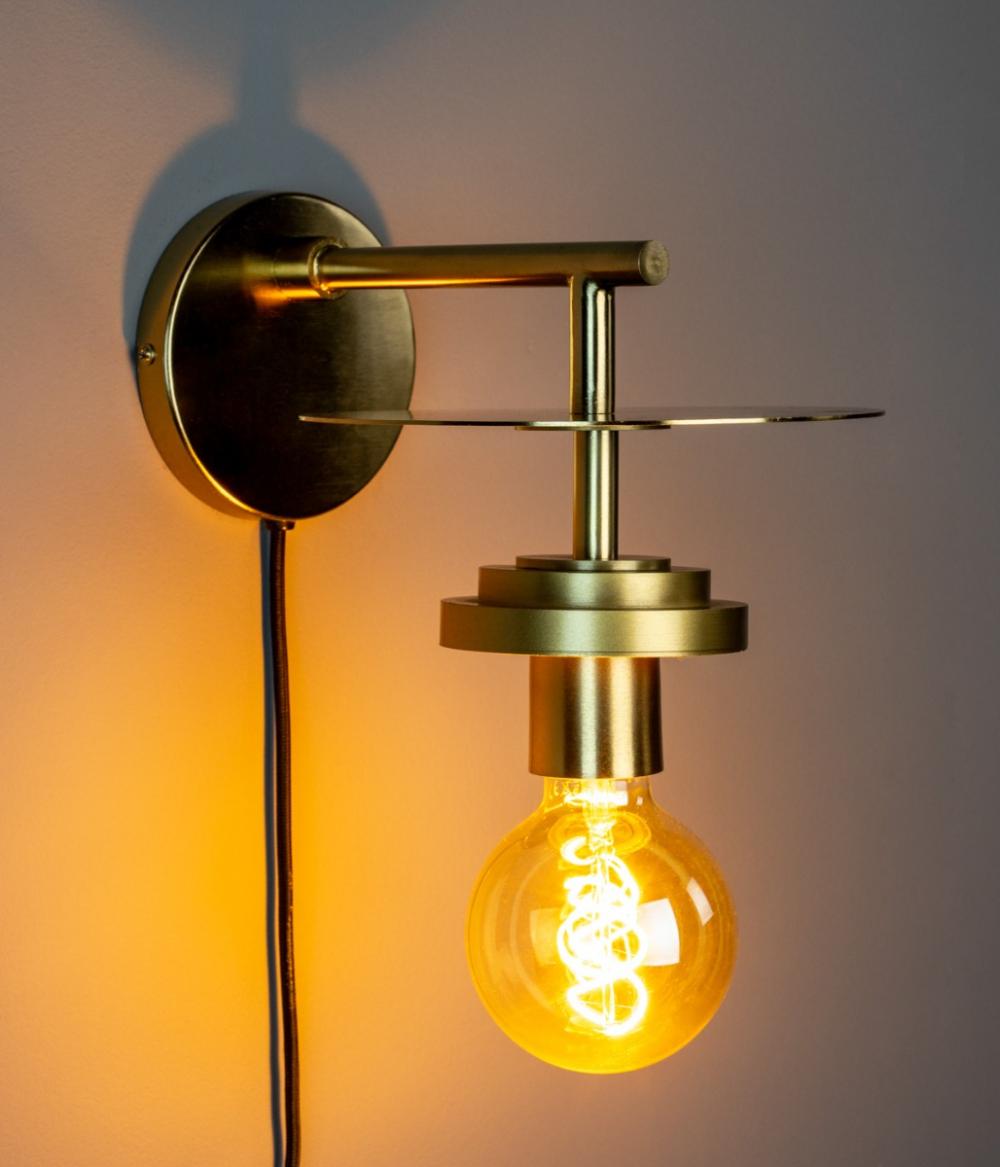 Dutchbone Aden Wandlamp Goud