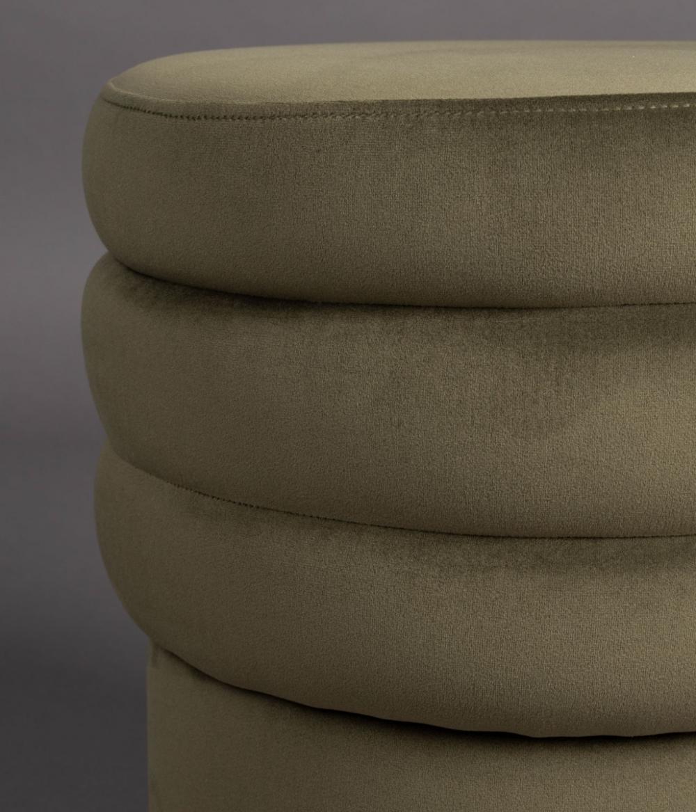 Dutchbone Aditi Poef Groen