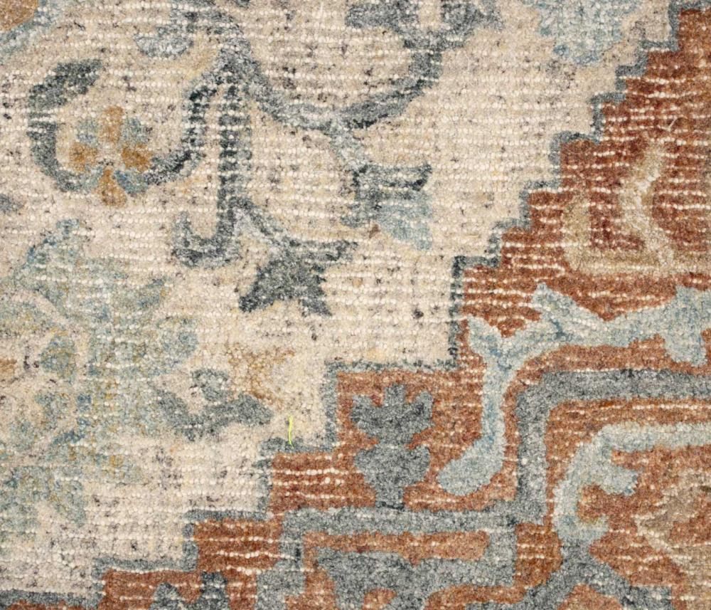 Dutchbone Amori Vloerkleed Blauw/Brick