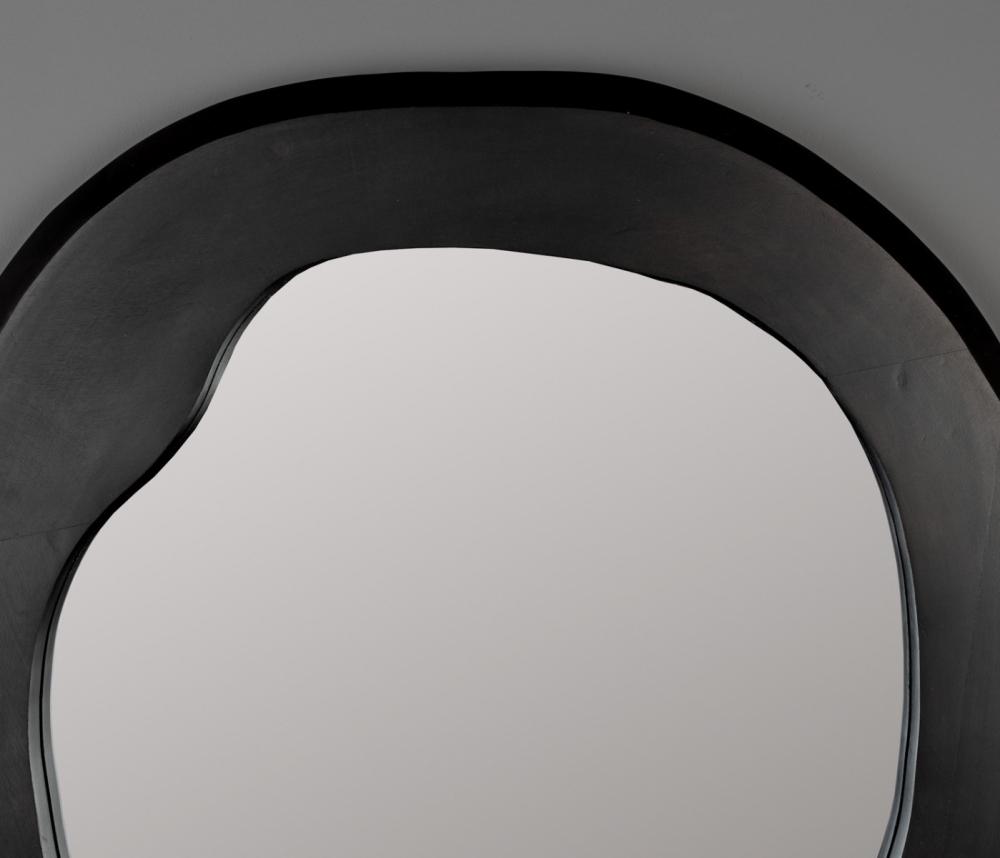 Dutchbone Aren Spiegel Hout Zwart L