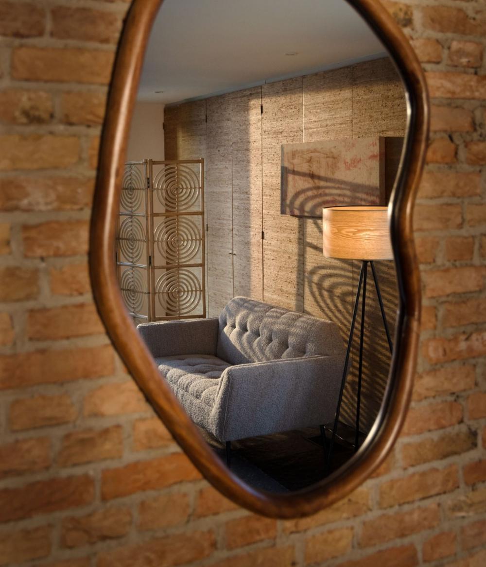 Dutchbone Ashley Spiegel Walnoot