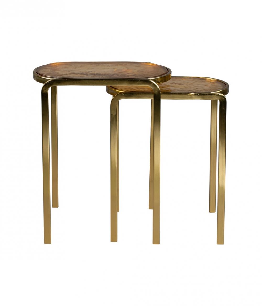 dutchbone Bandhu Bijzettafel (Set van 2)