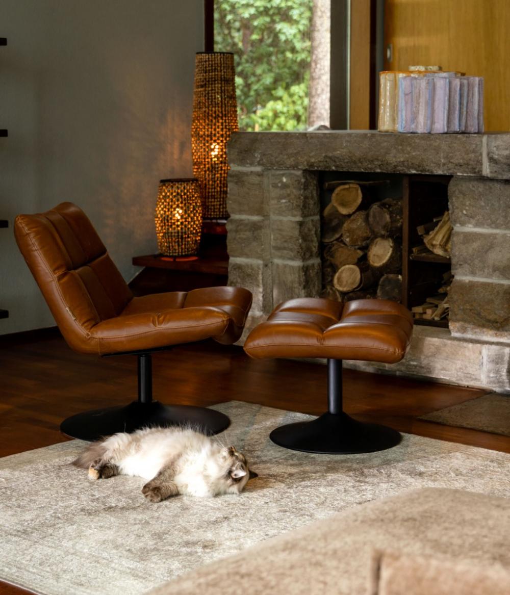 Dutchbone Bar Hocker Vintage Brown