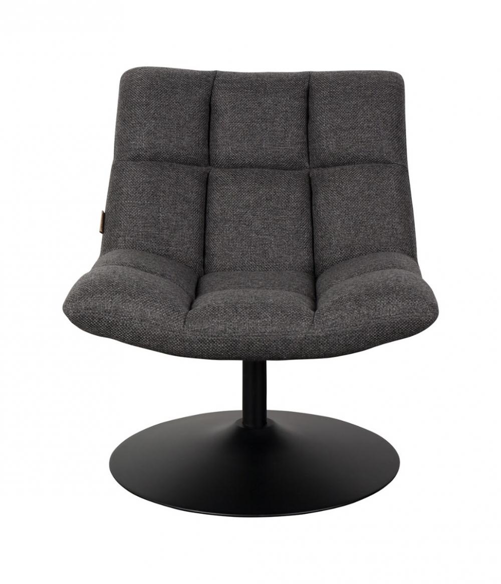 Dutchbone Bar Loungestoel Donker Grijs