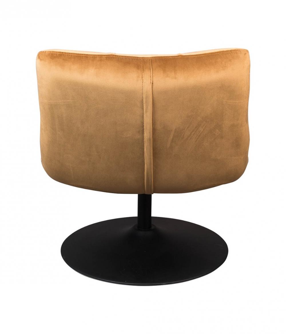 Dutchbone Bar Loungestoel Goud Bruin