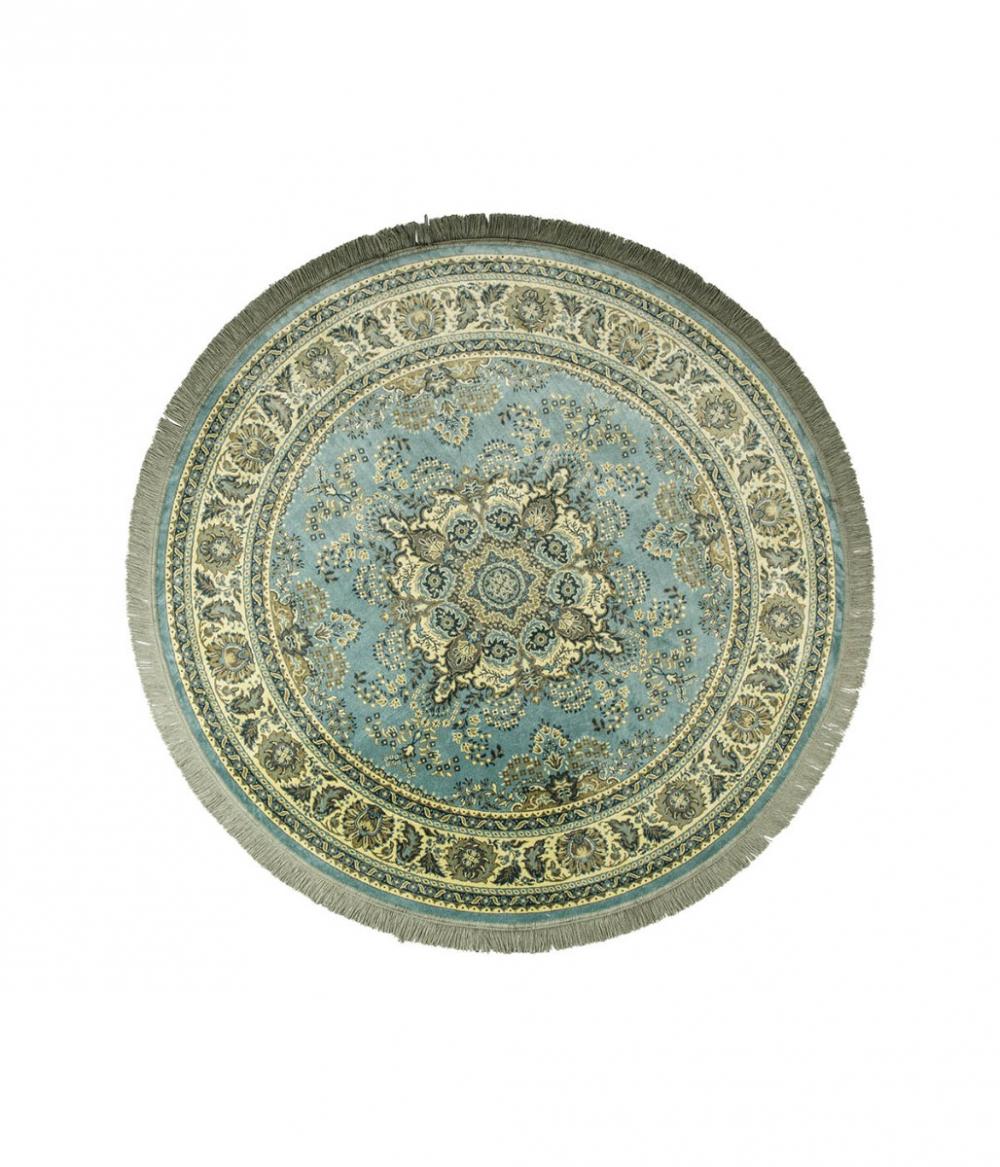 Dutchbone Bodega Rond Vloerkleed Groen 175'